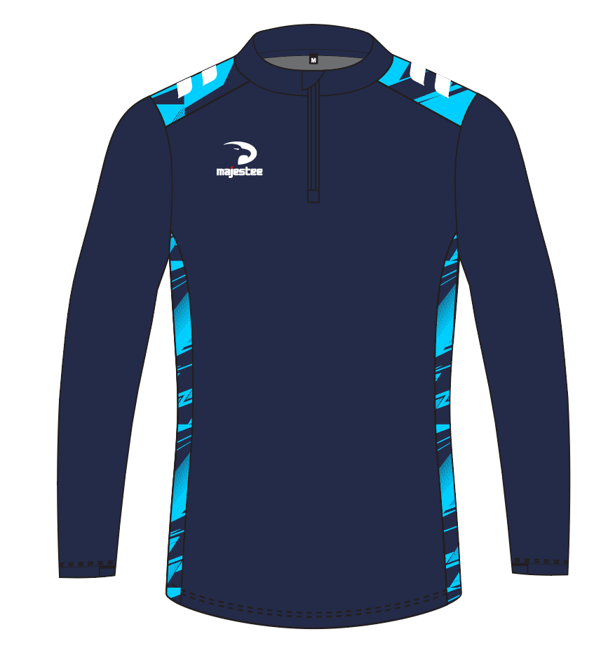 FUSION 1/4 ZIP SEMI SUBLI